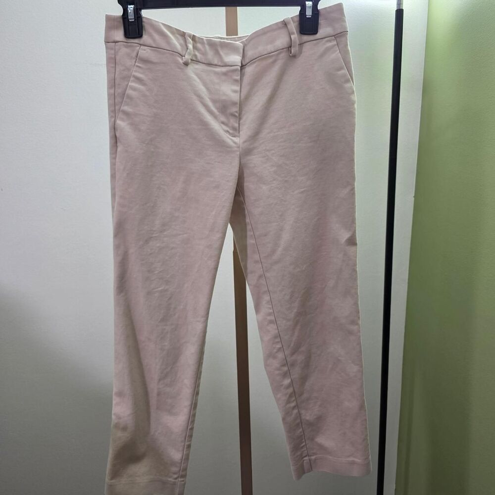 Loft Women's Pink and Tan Trousers